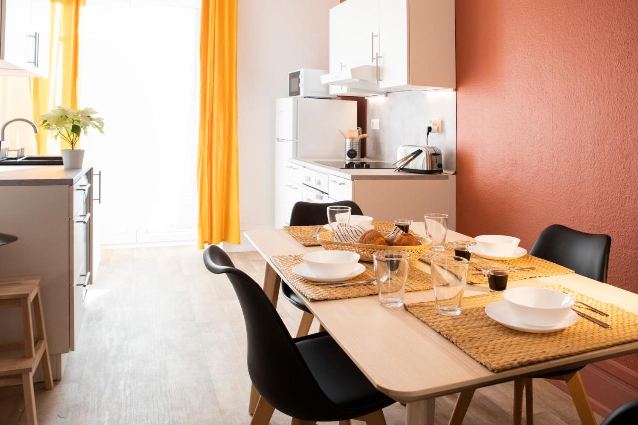 GREEN APPART Le Chêne Rouge avec Jardin et L'Epicéa 1er étage Apartamento Mulhouse Exterior foto